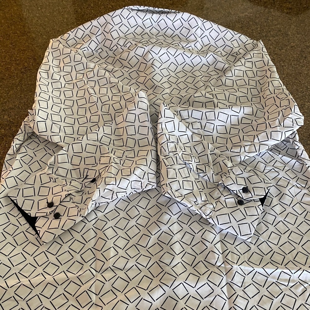 Silver Stone Long Sleeve Dress Shirt XXL 2XL NWT​​​​​​​​​​​ - Picture 7 of 9